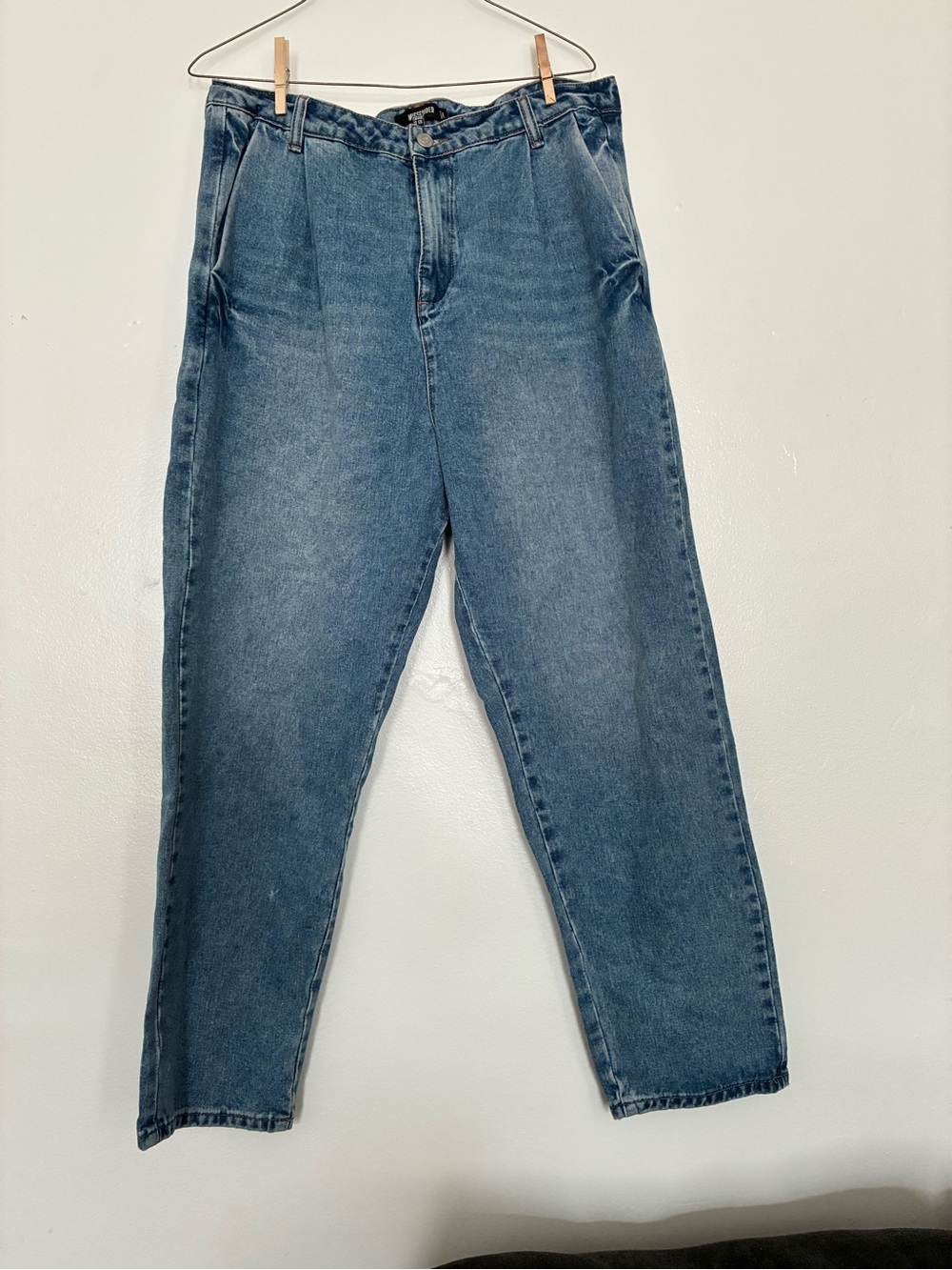 Missguided blue denim jeans